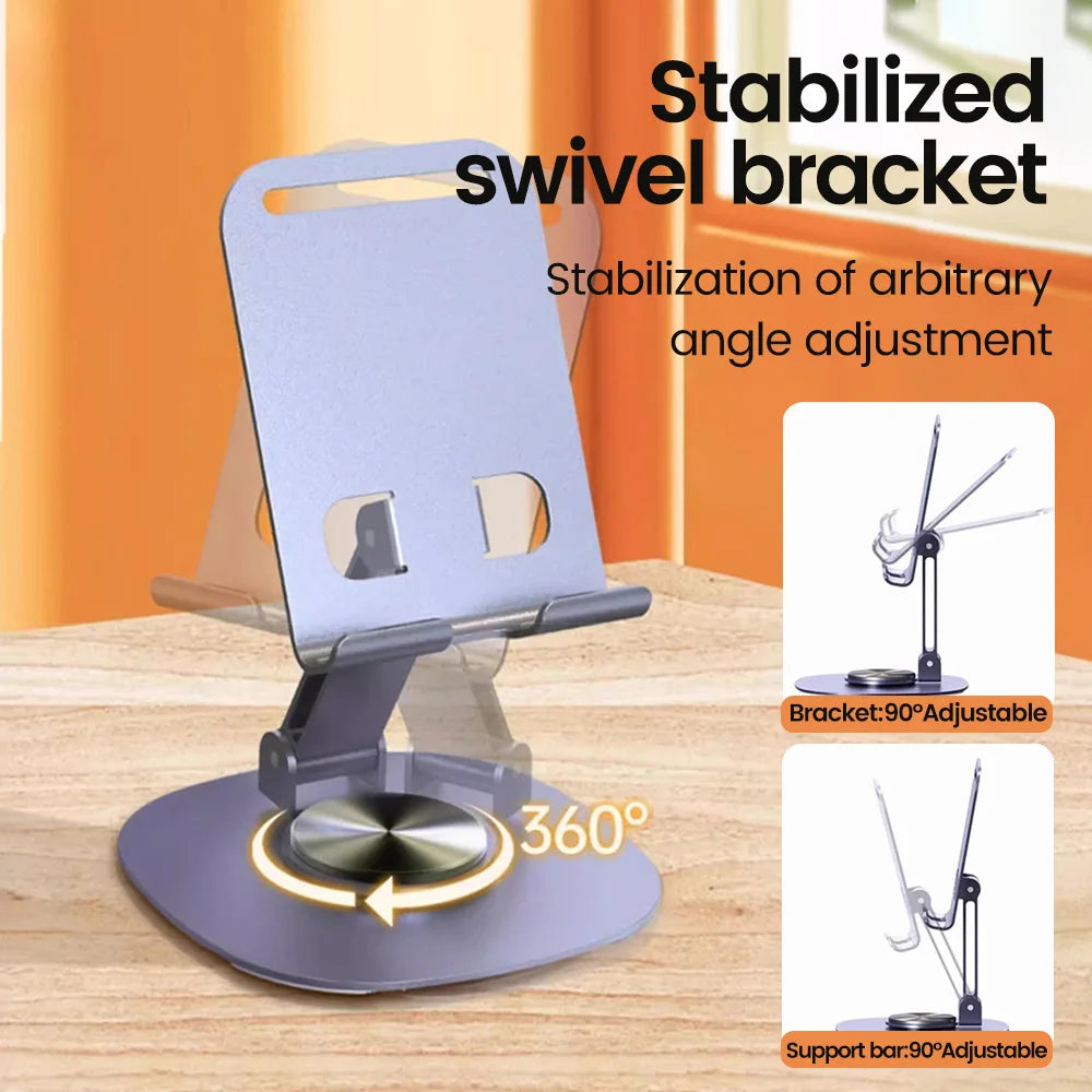 Elough 360° Rotation Portable Tablet Holder For Tablet and Mobile Phone Stand Mount Bracket