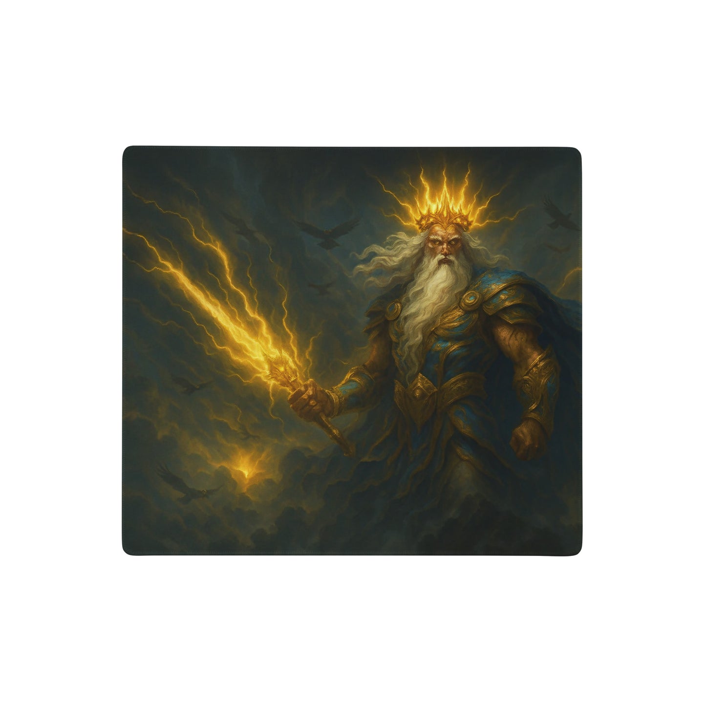 Zeus XL 4mm Thickness Gaming Mousepad – Command Your Battlefield Like the King of the Gods