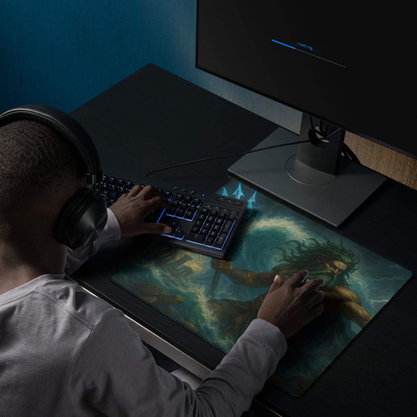 Poseidon XL 4mm Thickness Gaming Mousepad – Master the Seas with Unyielding Control