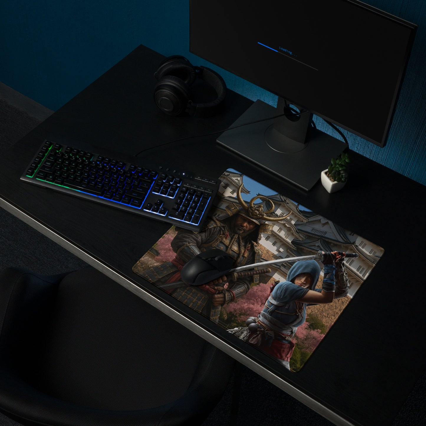 Assassin’s Creed Shadows Mouse Pad XL – Yasuke & Naoe Gaming Mat
