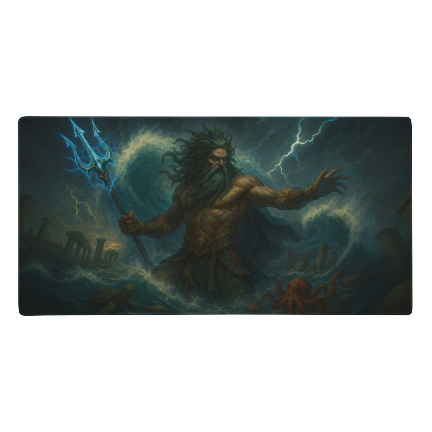 Poseidon XL 4mm Thickness Gaming Mousepad – Master the Seas with Unyielding Control