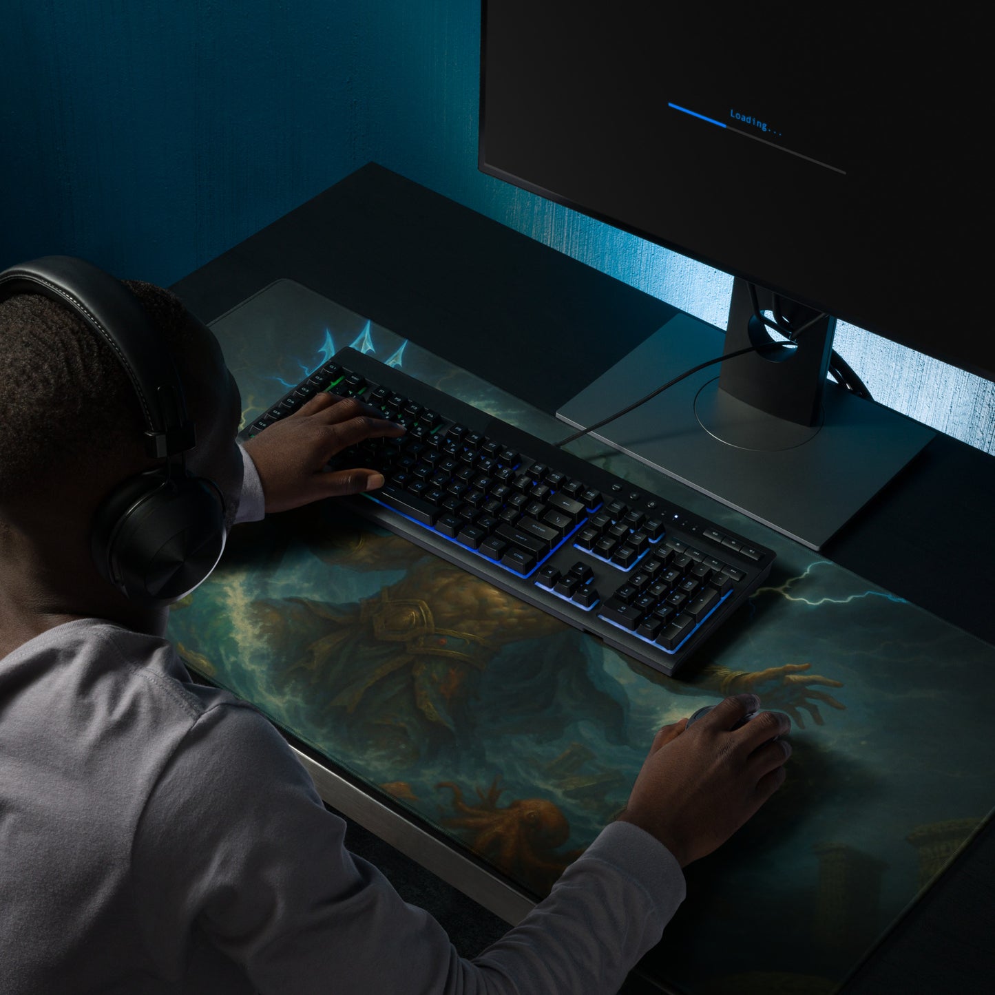 Poseidon XL 4mm Thickness Gaming Mousepad – Master the Seas with Unyielding Control