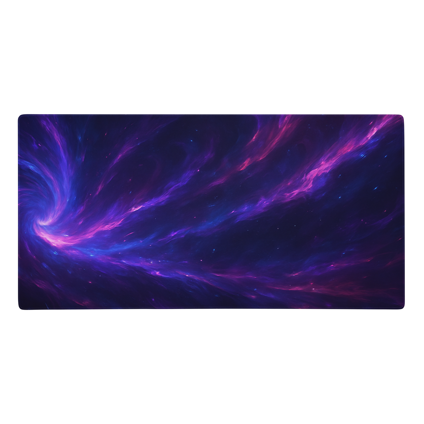 🟣 Into the Void Abstract Purple Gaming Desk Mat / Mouse Pad