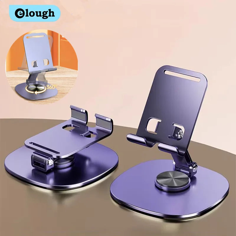 Elough 360° Rotation Portable Tablet Holder For Tablet and Mobile Phone Stand Mount Bracket